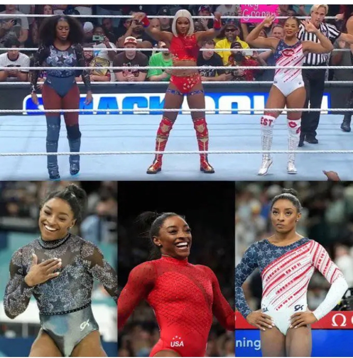 BREAKING NEWS: WWE ‘Big Three’ Gave Simone Biles… Click For More Details.