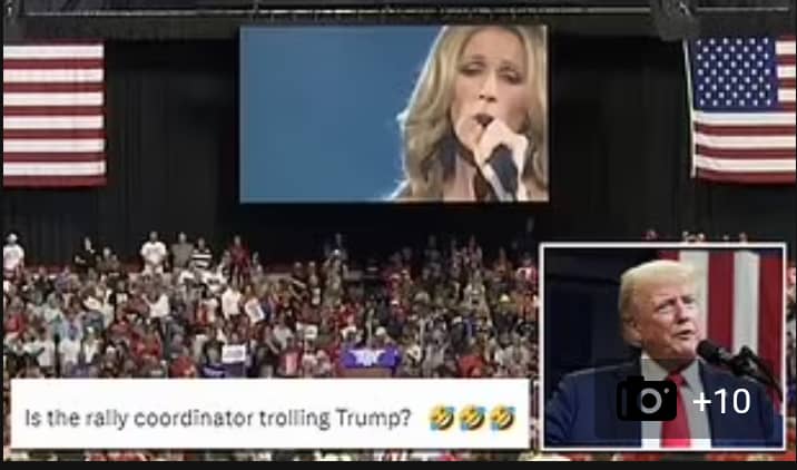 Celine Dion blasts Donald Trump after discovering he used her iconic song at a campaign rally in Montana without…..full details below