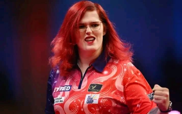 Transgender darts player hits out at ‘toxic b—–s’ before booking World Championship spot