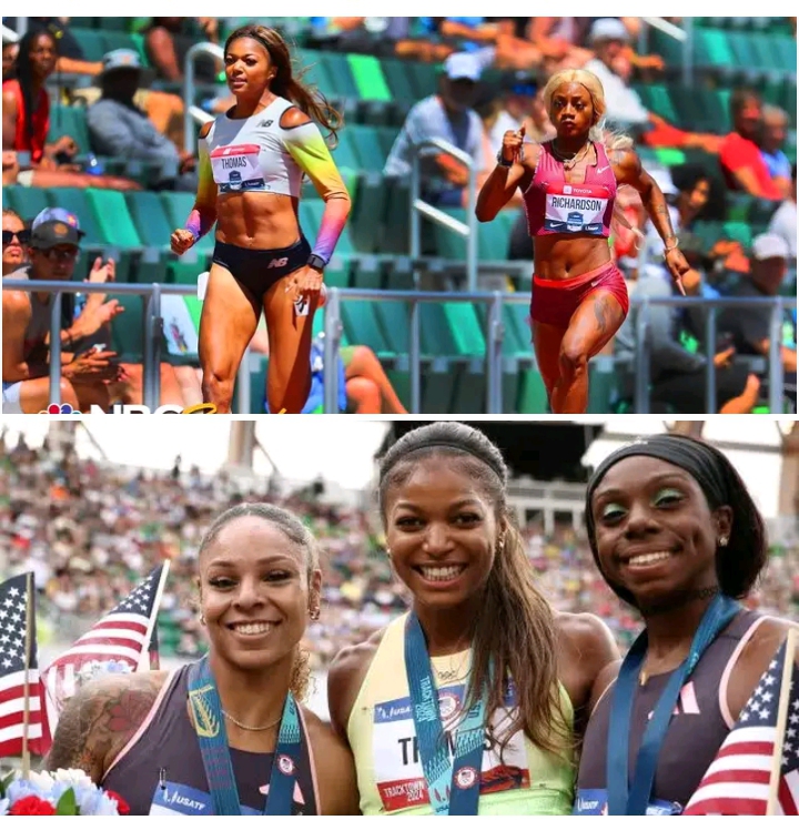 BREAKING NEWS: 16 Dark Secrets of Bisexual Olympic Gold Medalists Sha Carri Richardson and Gabby Thomas see more 👇 👇    